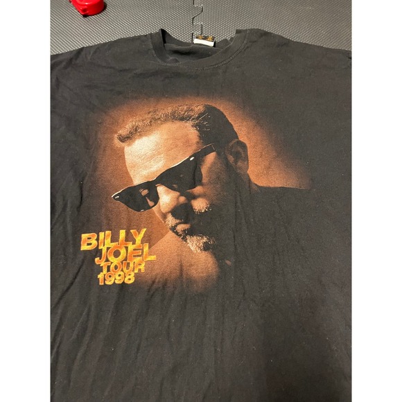 Vintage Billy Joel 1998 Tour T-Shirt Sz rock 90s philadelphia Mens Size 2XL - Picture 2 of 9